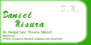 daniel misura business card